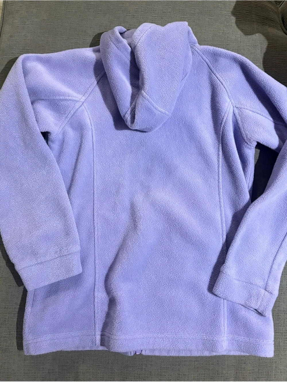 Columbia Girls Fleece Jacket Zip Up Purple Large L 14/16